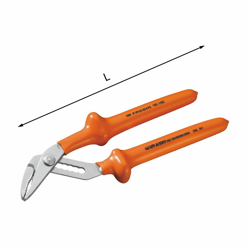 Alicate ajustável de juntas deslizantes USAG (094 VSE) - 1000 V