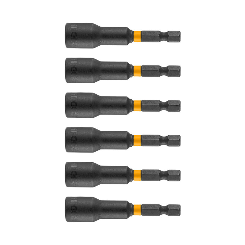 INGCO (AMN65061) Juego de 6 tornillos de cabeza magnética