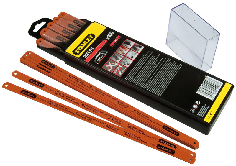 Stanley (1-15-907) Lâmina de serra em molibdénio 300 mm 32 TPI (embalagem de 100)