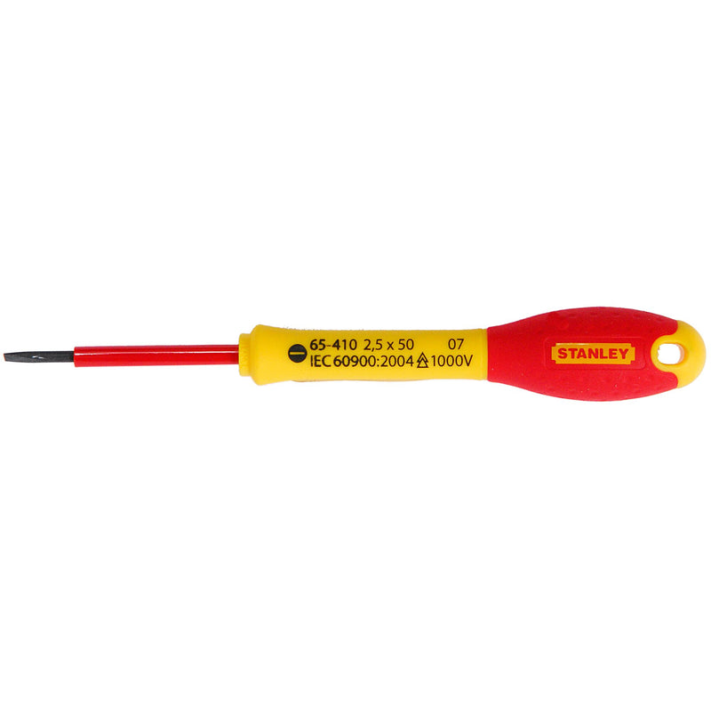 Stanley (1-65-410) FATMAX  2.5mm x 50mm Insulated Slotted Screwdriver