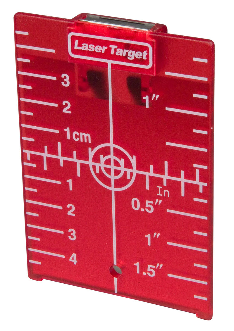 Stanley (1-77-170) Placa de alvo laser (vermelha)