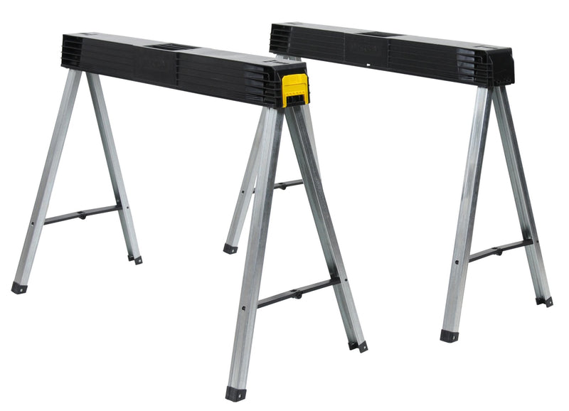 Stanley (1-97-475) 340Kg Folding Metal Sawhorse (Pair)