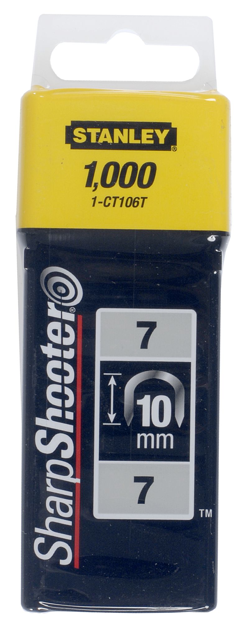 Grapas para cables Stanley (1-CT106T) de 10 mm (paquete de 1000)