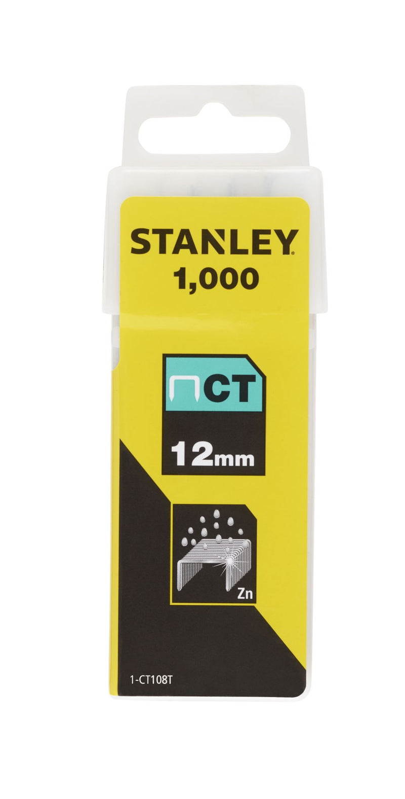 Stanley (1-CT308T) 12mm Narrow Crown Staples (1000 Pk)