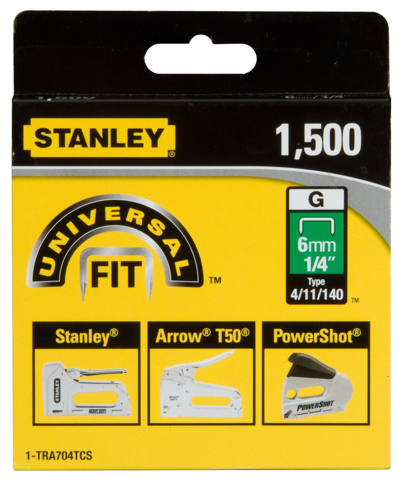 Grapas de alta resistencia Stanley (1-TRA704T) de 6 mm (paquete de 1000)