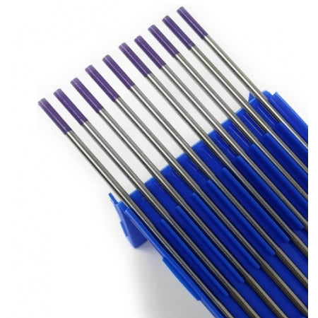 10 Tungsten electrodes Purple Earth Rare, Universal, for TIG welding length 175 mm