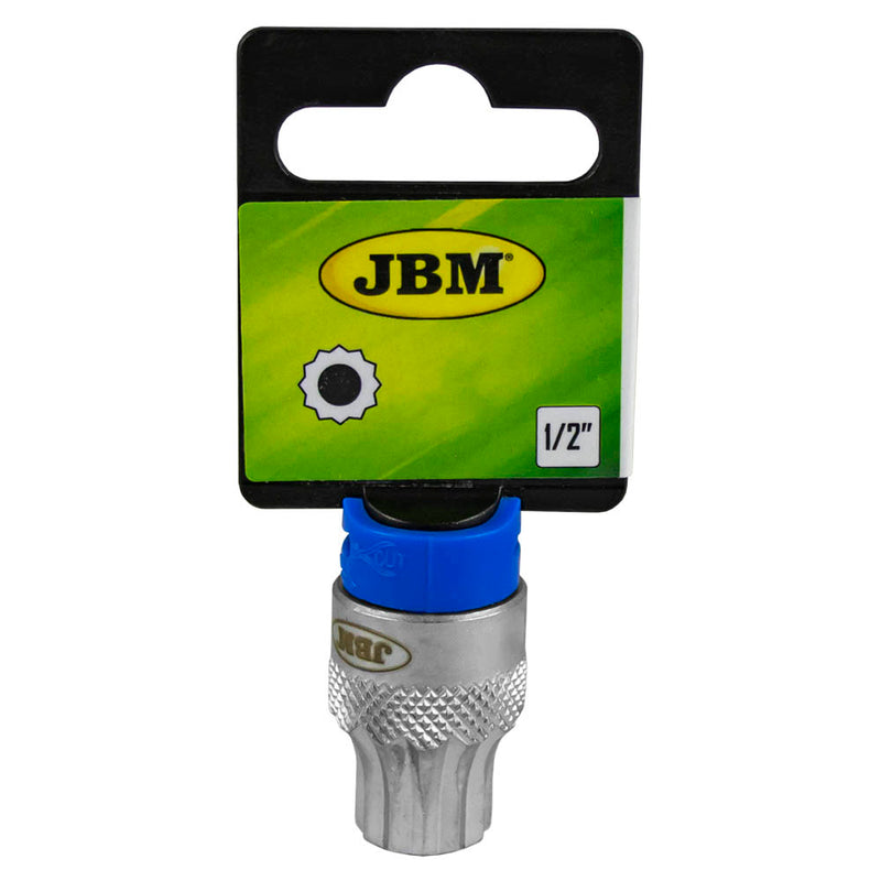JBM (10042) Enchufe M20 de 1/2" a prueba de manipulaciones de 12 puntas