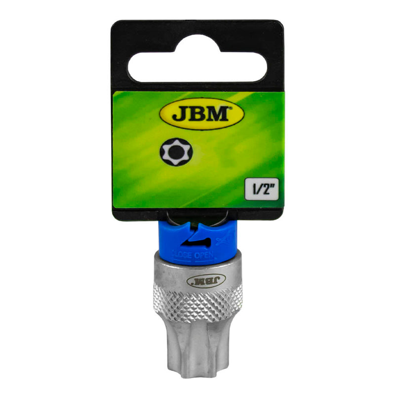 JBM (10045) Vaso Torx T70 de 1/2" a prueba de manipulaciones