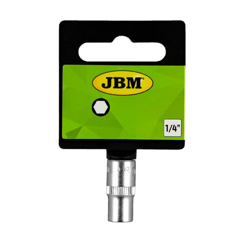 JBM (10103) Hex Socket 1/4" 6mm - Zinc Plated