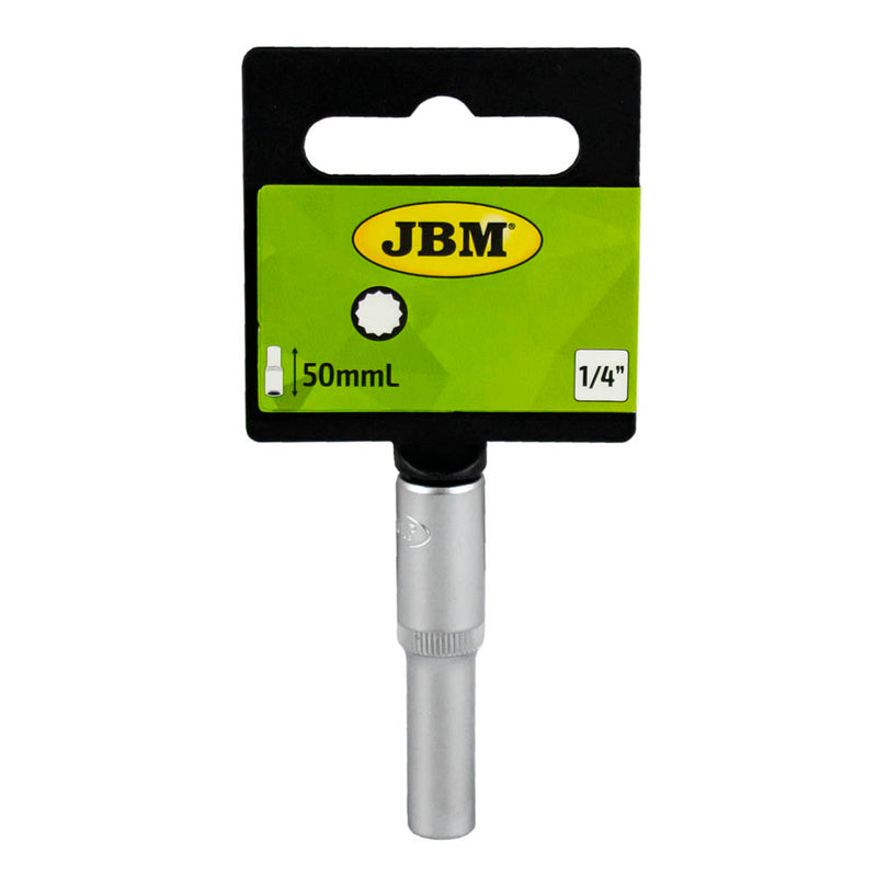 JBM (10174) 1/4" - 50mm - Long XZN Socket 6mm