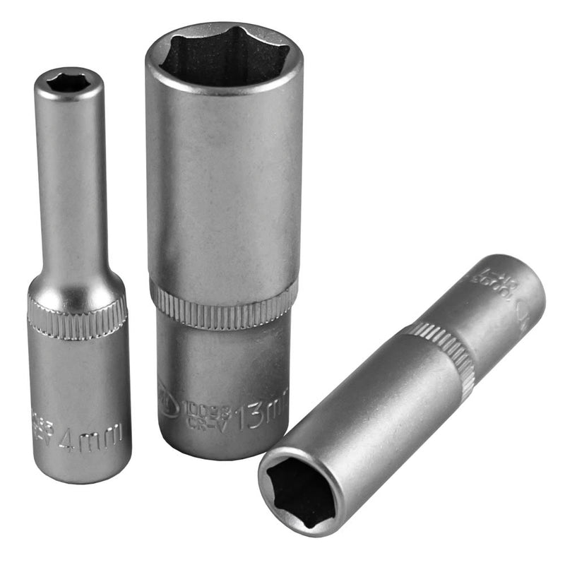 JBM (10095) Vaso hexagonal largo de 1/4" 50 mm - 10 mm
