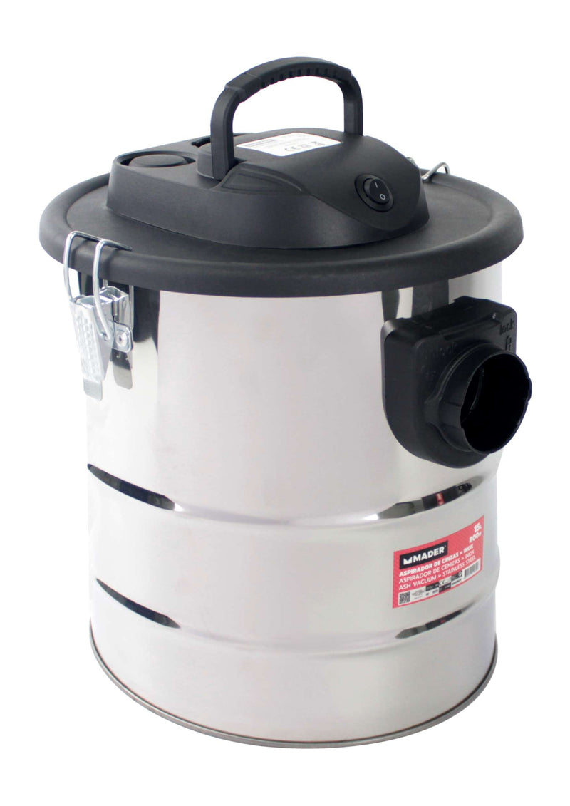 Ash Vacuum, 15L, 800W, Stainless Steel - MADER®