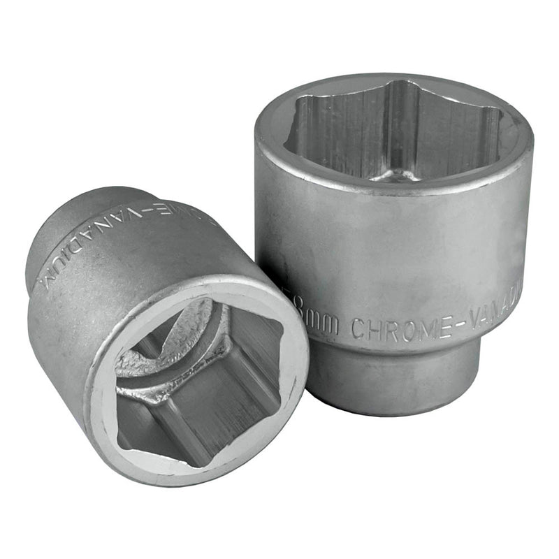 JBM (10330) 1" Hex Short Socket 50mm