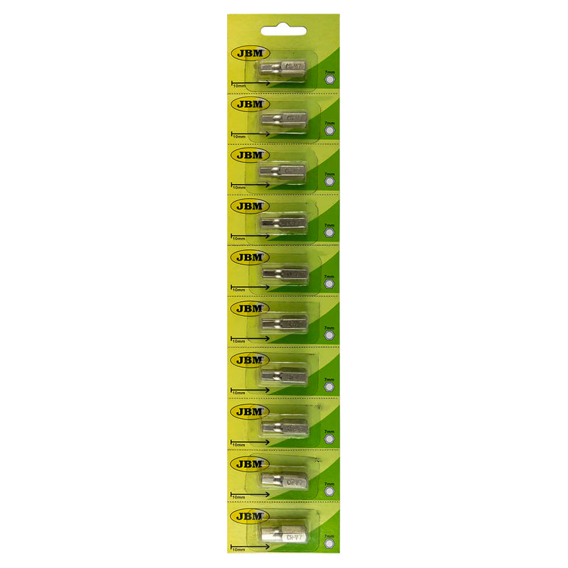 JBM (10413) Broca hexagonal TP 10mm - 7mm