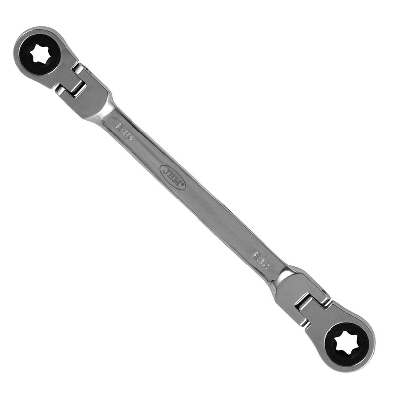 JBM (10529) Torx Hinged Combination Spanner E14xe18