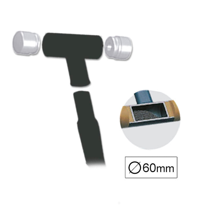 JBM (11213) Replacement Head for Dead Blow Nylon Hammer Ø60mm