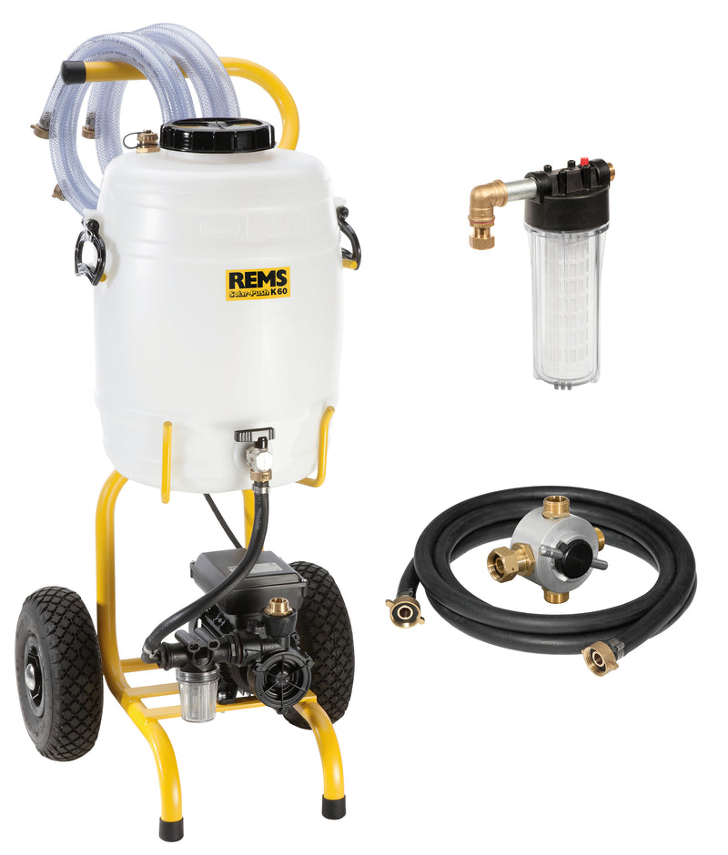 REMS (1153X3 R220) Solar-Push K 60 + Filter, Filter Bags, Changeover Valve