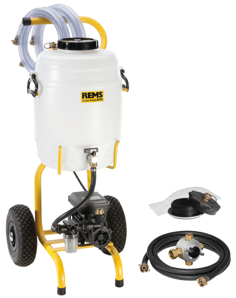 REMS (1153X3 R220) Solar-Push K 60 + Filter, Filter Bags, Changeover Valve