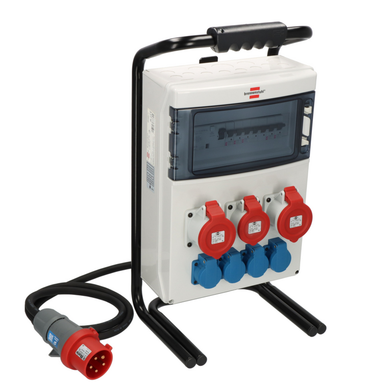 Distribuidor de energia móvel Brennenstuhl BSV 4 IP44 - 2x32A+1x16A