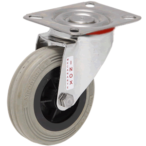 Rodízio de aço inoxidável (118/BS-80 CZ F4/1)