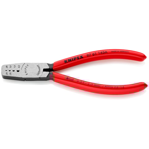 Alicate de cravação Knipex (97 61 145 A) para terminais de fios