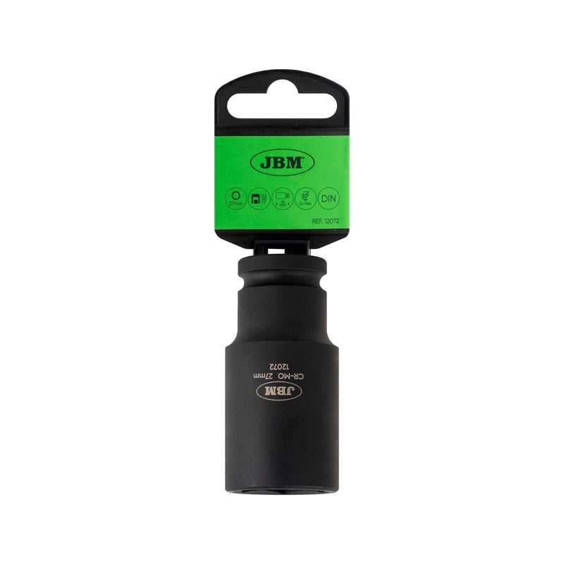 JBM (12072) 1/2 27mm Hexagonal Longimpact Socket