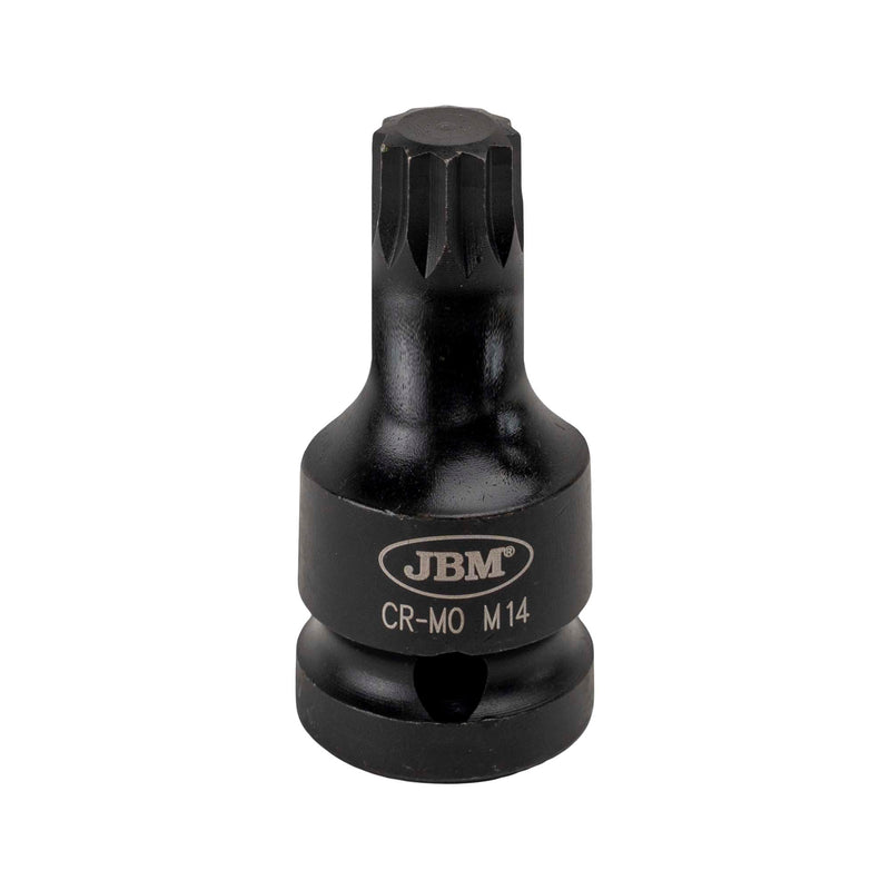 JBM (12934) Punta de impacto XZN M14 de 1/2" (78 mm)