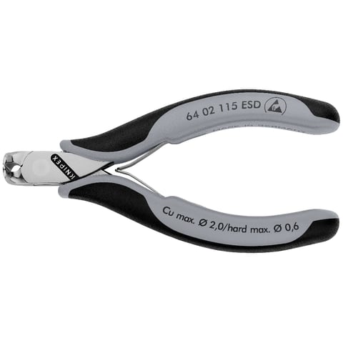 Knipex (64 02 115 ESD) Electronics End Cutting Nippers ESD