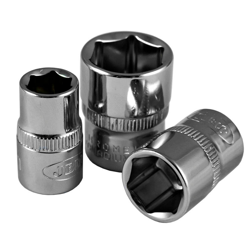 JBM (13313) 3/8" Hex Socket 10mm - Chromed