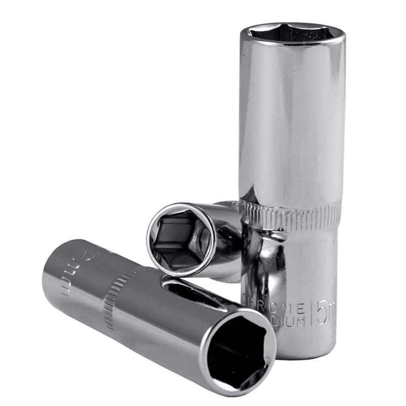 JBM (13327) 3/8" - 65mm Long Hex Socket 14mm - Chromed