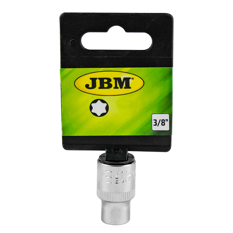 JBM (13334) Vaso Torx E16 de 3/8" - Cromado