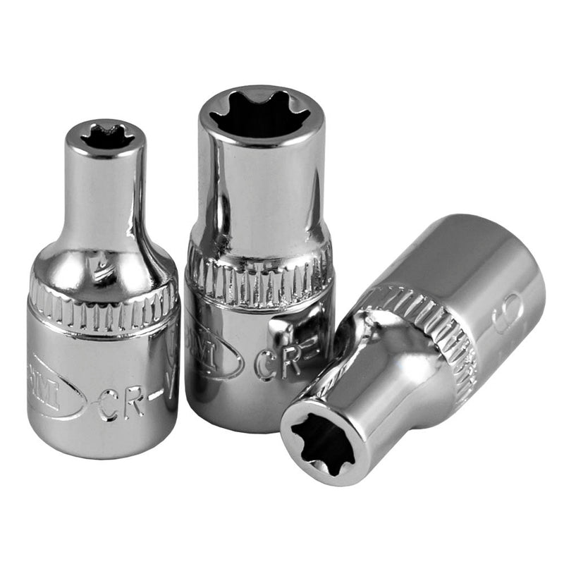 JBM (13364) 1/4" Torx Socket E5 - Chromed