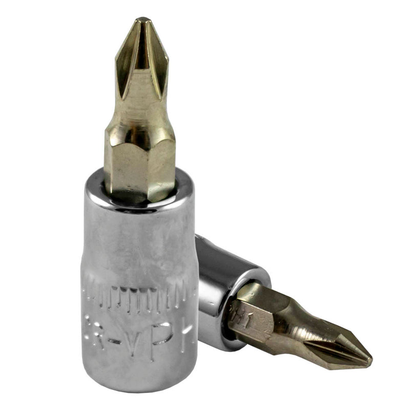 JBM (13368) Screwdriver Bit Sockets Phillips0 - Chromed