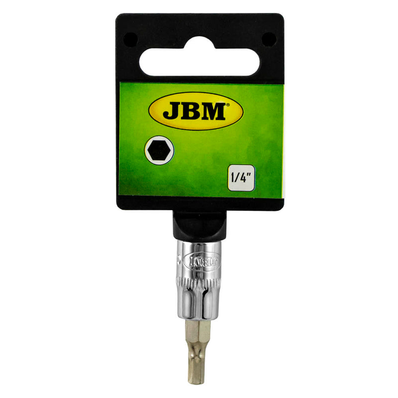 JBM (13374) Screwdriver Bit Socket Hex. 3mm - Chromed