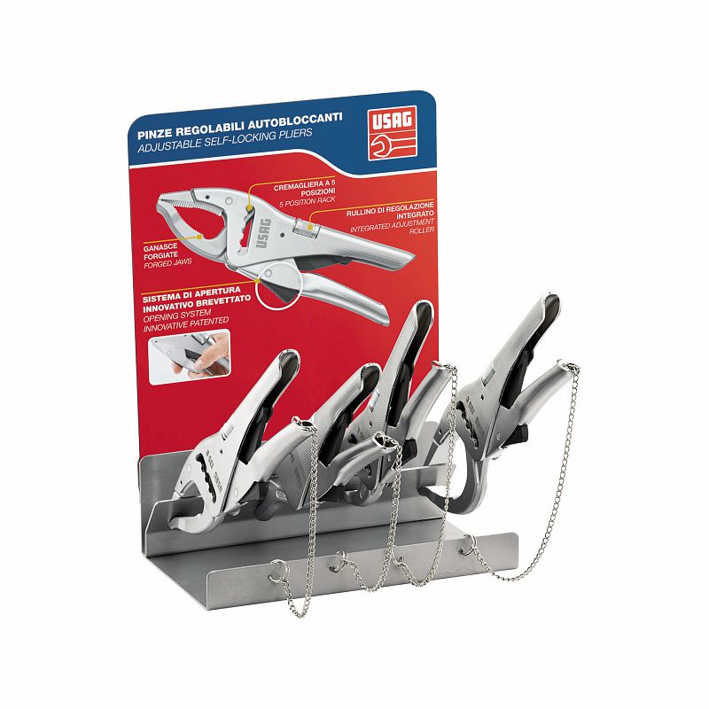 USAG (134 A/B8) Counter Display Stand with Grip Pliers