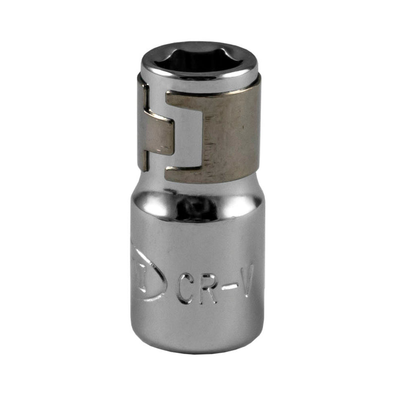 JBM (13652) Adaptador de puntas de 1/4" Hex. 6mm - Acabado cromado