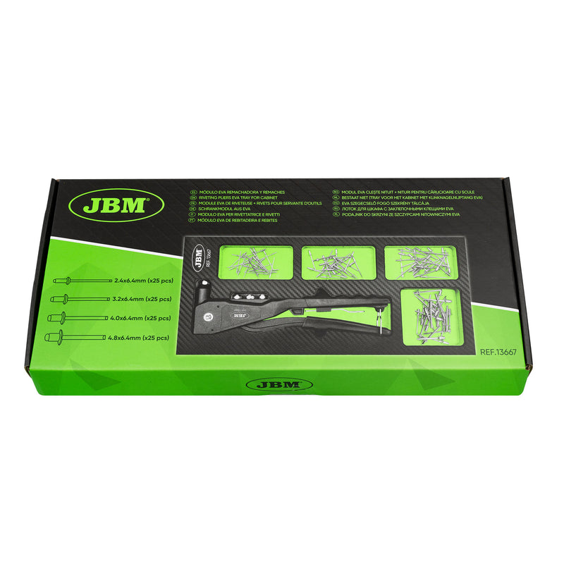 JBM (13667) Riveting Pliers Eva Tray For Cabinet