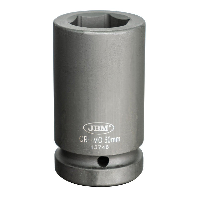 JBM (13746) 1" Dr. 6PT Deep Impact Socket, 30mm