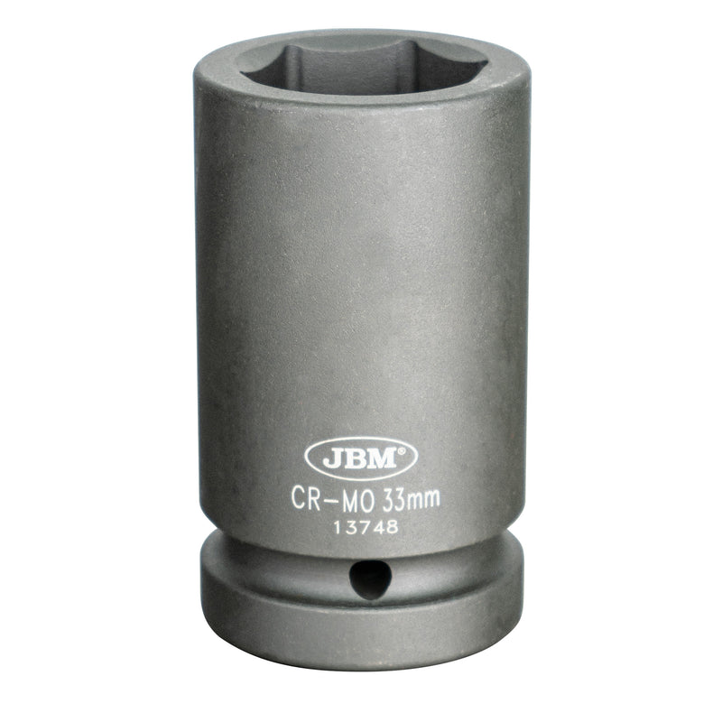 Tomada de impacto profundo JBM (13748) Dr. 6pt, 1" 33mm