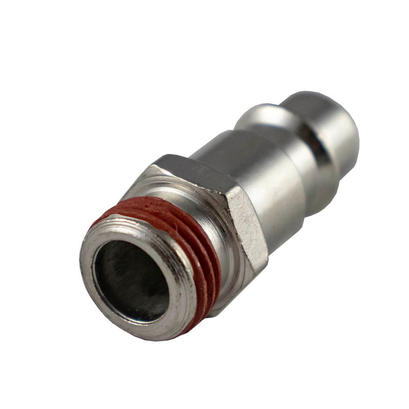 JBM (13931) Eur Male Connector - 1/4" Male Thread (2 pcs)