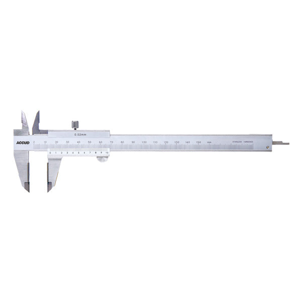 Paquímetro Accud (140) com pontas de carboneto