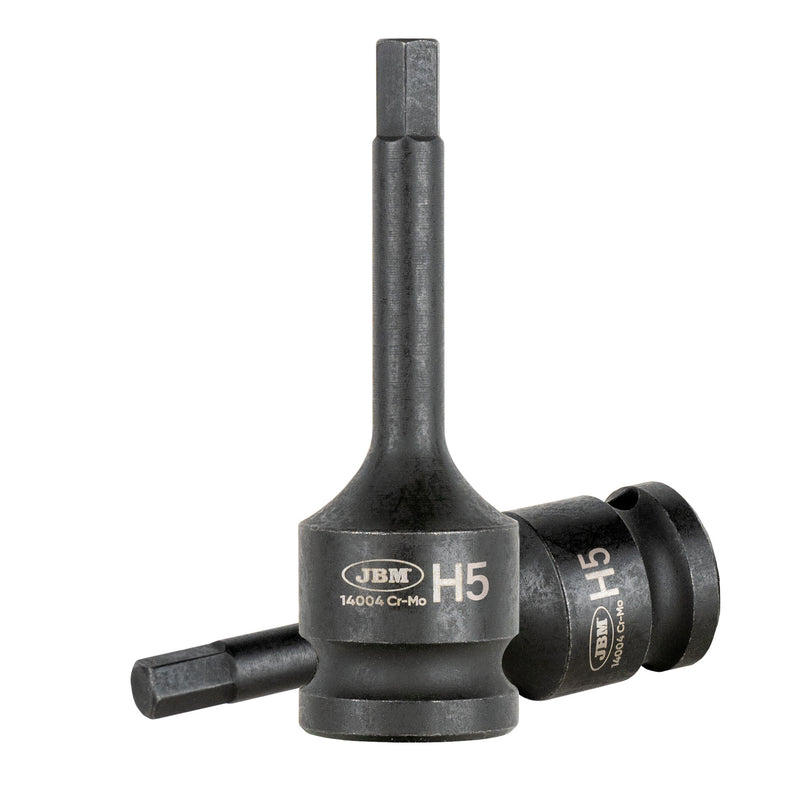 JBM (14004) Impact Hex. Bit 1/2" 5mm