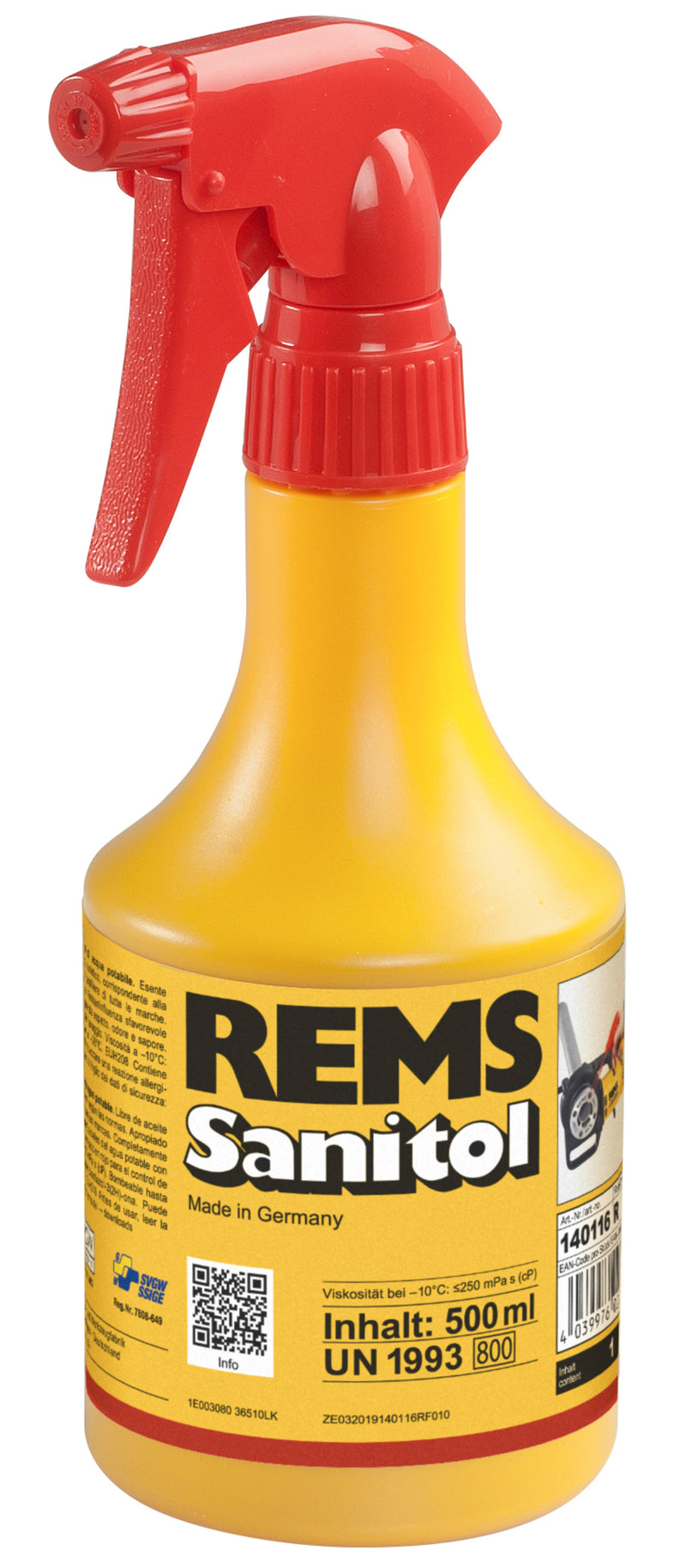 REMS (140116 R) Frasco SanitoLSquirt 500 ml