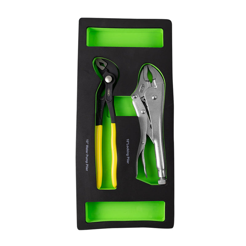 JBM (14114) Alicate Ajustável + Pinça de Pressão com Mandíbulas em EVA