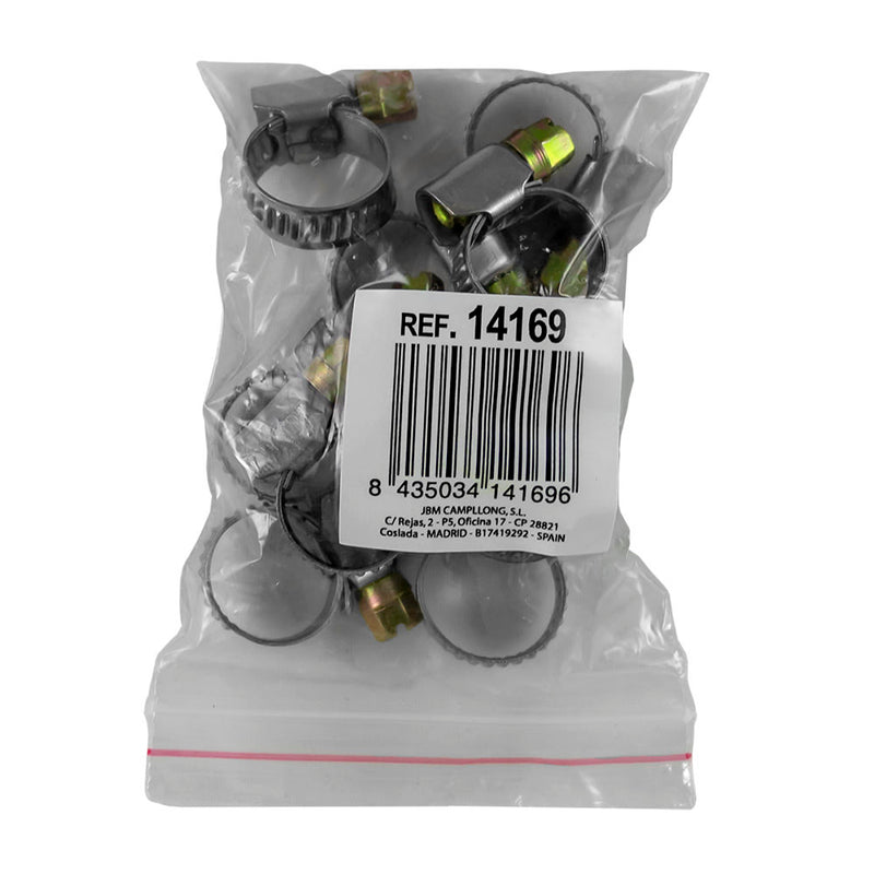 JBM (14169) Set of 10 Clamps 8-16mm