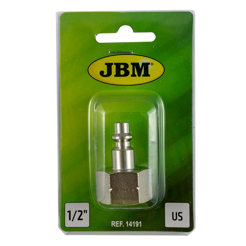 JBM (14191) Us Male Quick Connector - 1/2" Female Thread