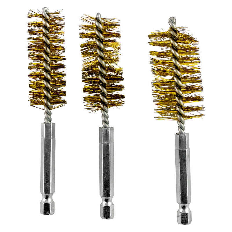JBM (14348) Set of 3 Brass Cleaning Brush (Ref. 53650)