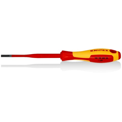 Knipex (98 20 40 SL) Screwdriver (Slim) for slotted screws