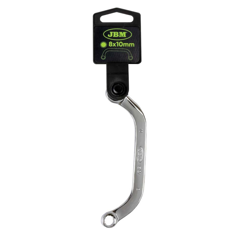 JBM (15191) Type "C" Wrench 8x10mm - Mirror Finish