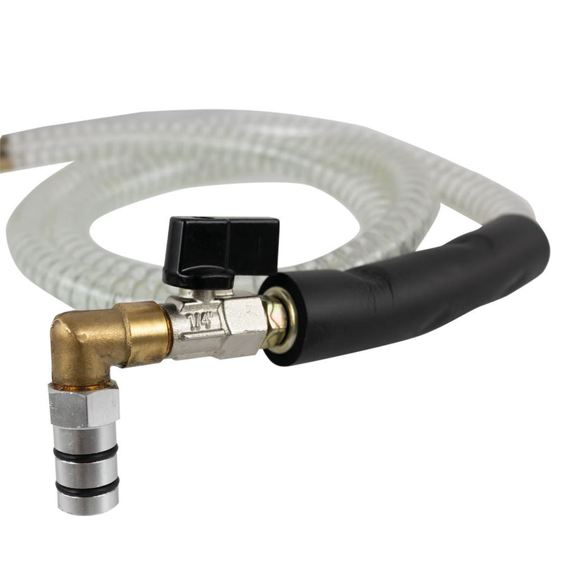 JBM (15306) Hose To Connect The Funnel To The Diposit With Shut-Off Valve